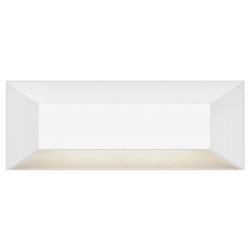 Hinkley Nuvi Rectangular Deck Sconce, White