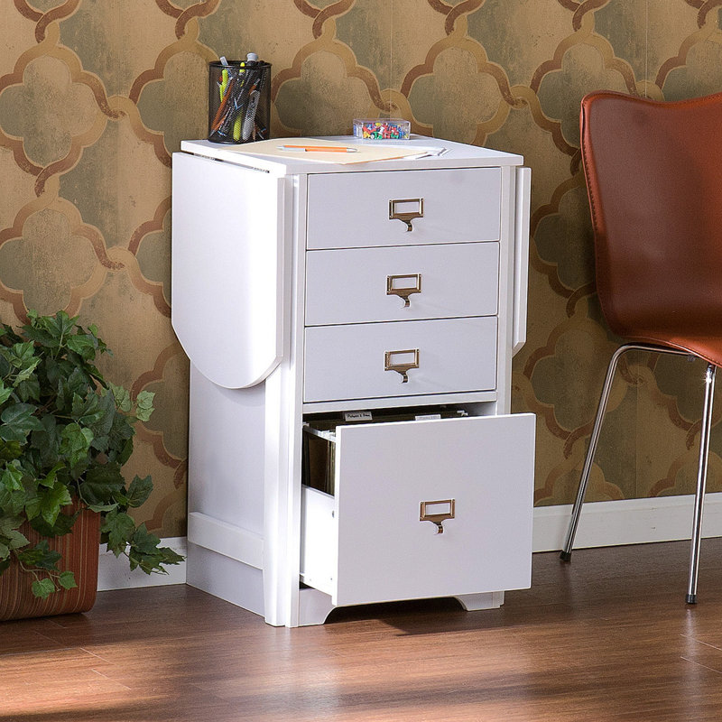 Organisateur pliable et bureau d'artisanat - Blanc