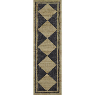 Erin Gates by Momeni Orchard Court Black Hand Woven Wool and Jute Area Rug