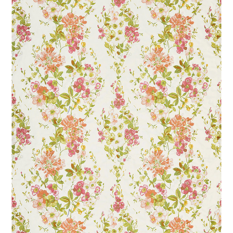 Tissu antonella lampas Calabria, Fleur