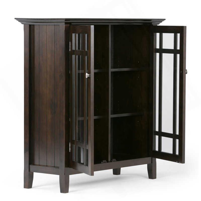 Bedford - Medium Storage Cabinet - Dark Tobacco Brown, Brown