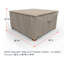 Housse pour table d'appoint / repose-pieds Miguel-1118083823