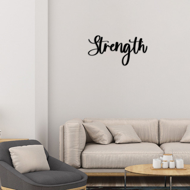 Enseigne monogramme d'inspiration murale