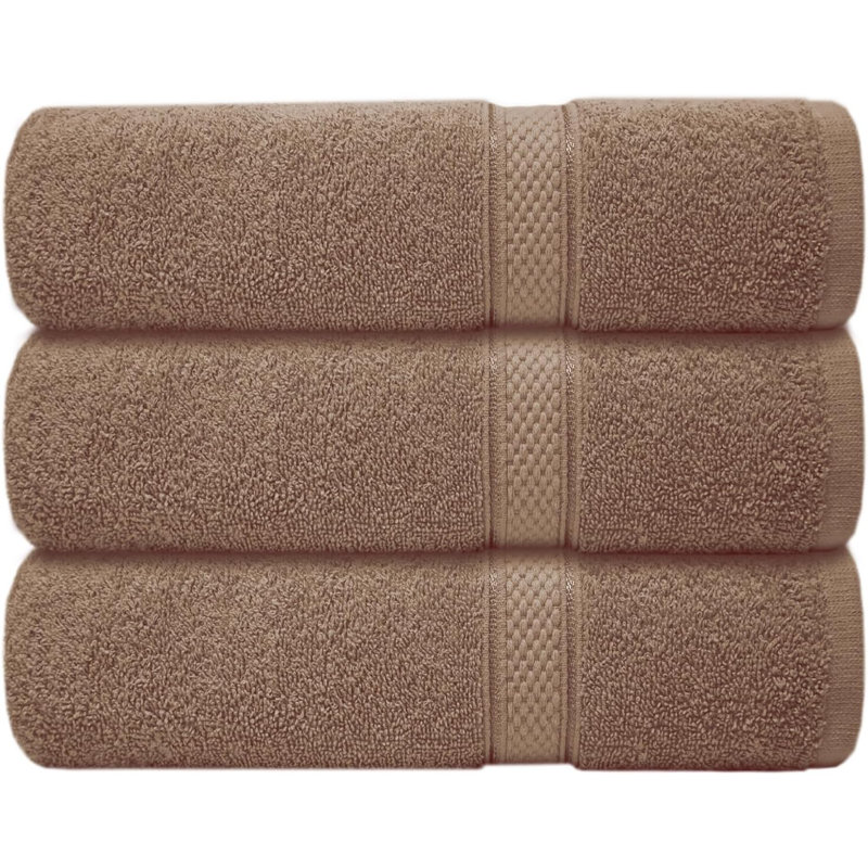 Nayelly Turkish Cotton Bath Towel, Truffle