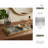 Decorative Rectangular Agate Tray for Ottoman & Coffee Table Decor - Elegant Metal Handled Accent for Home Kitchen or Jewelry Display - Green & Gold-1437351255