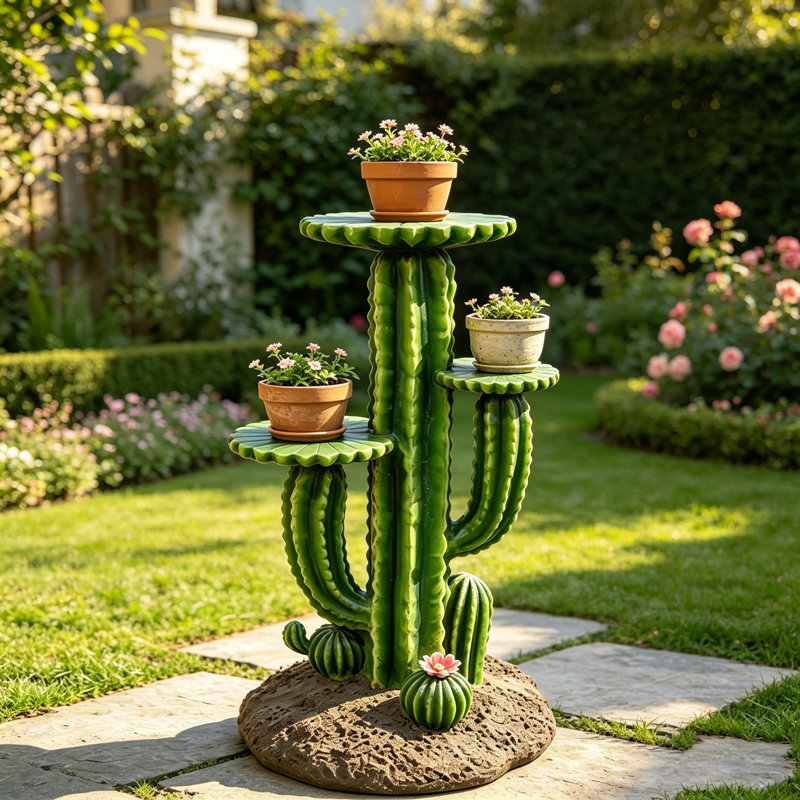 Support pour plante 32 po Saguaro Cactus