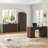 3-piece Computer Desk Office Set,Filing Cabinet and Bookcase