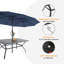 6 - Person Patio Dining Set with-771430336