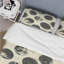 Ensemble de housse de couette noir anthracite rétro Midcentury Circle II - Midcentury-109174373