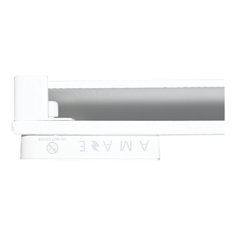 White Glass Panel Wall Mounted Convection Heater with Thermostat