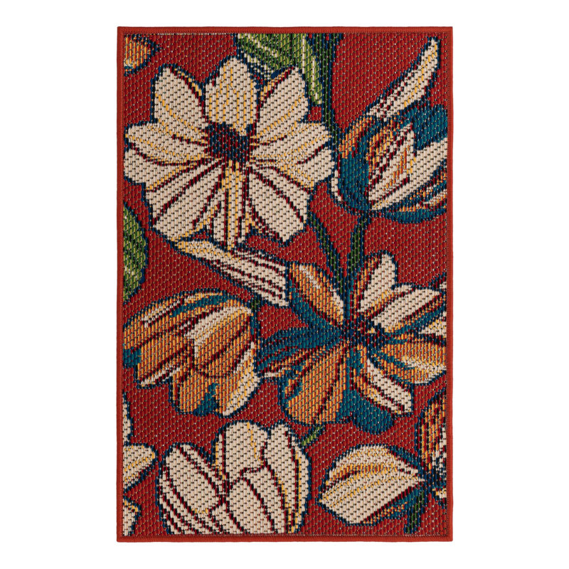 Tapis intérieur / extérieur Camalu Marlenia, Rectangle 2 pi x 3 pi 1 po