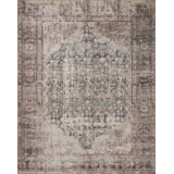 Amber Lewis x Loloi Georgie Lagoon / Beige Area Rug