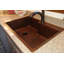 33" Hammered Copper Kitchen Single Basin Sink with Matching Drain and Accessories