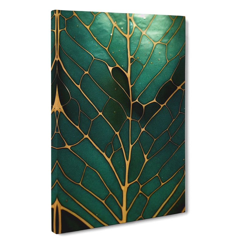Awesome Leaf - Wrapped Canvas, 60cm H x 40cm W x 3cm D