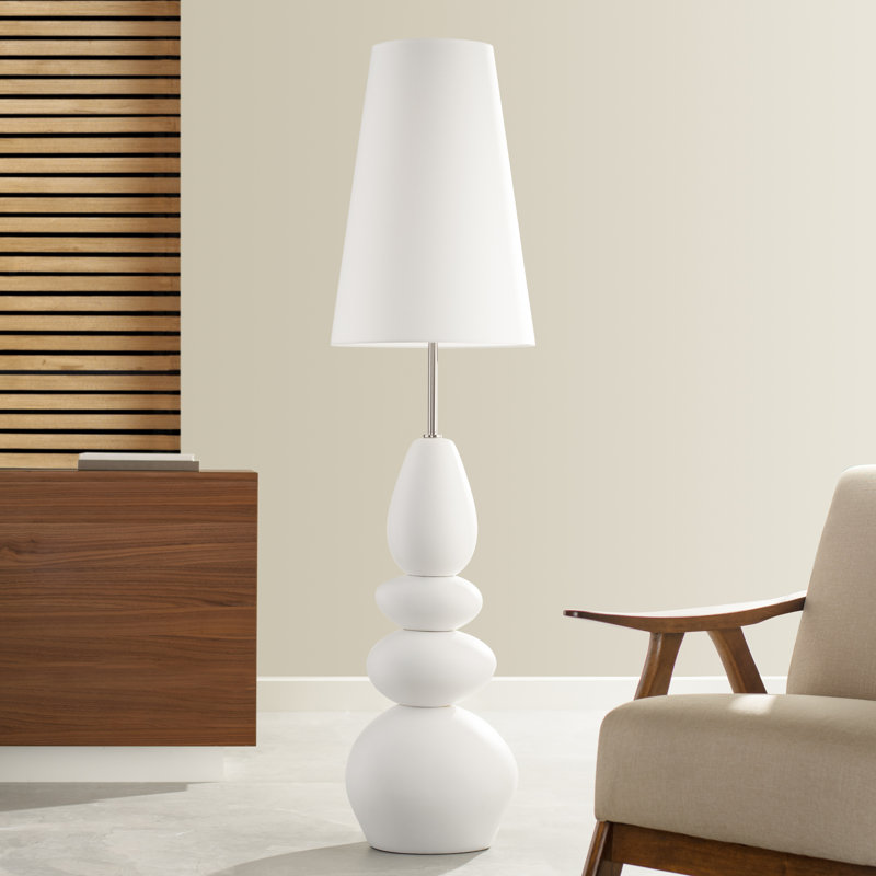 Oslo 62.75'' Novelty Floor Lamp, White