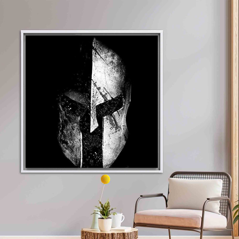 Print on Canvas, White, Framed Print without Mat, 50 cm H x 50 cm W
