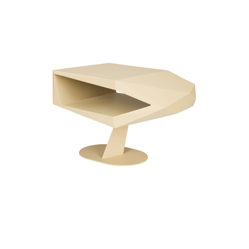 End Table, Beige