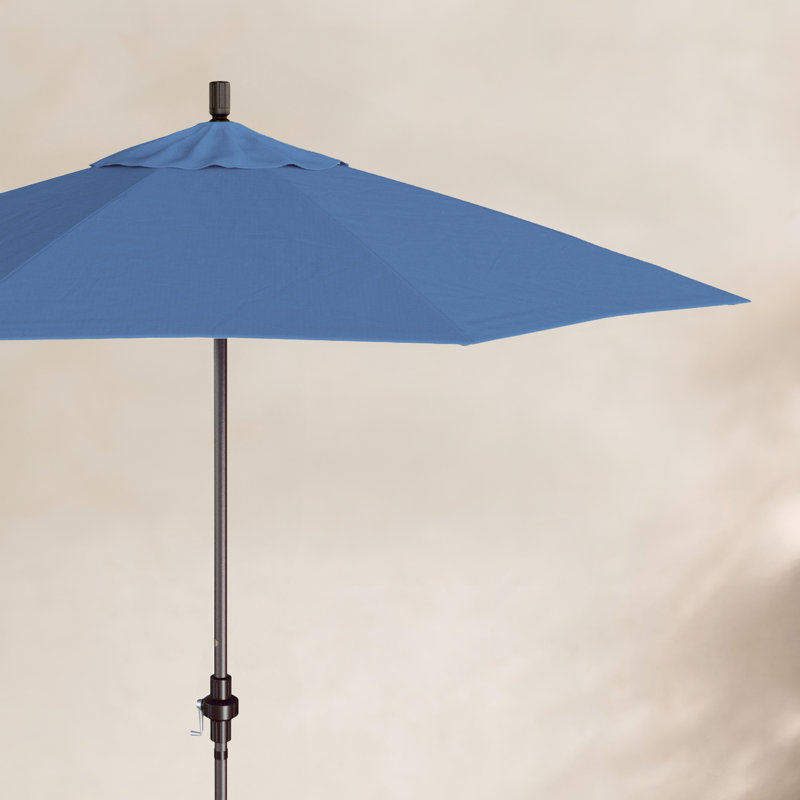 Parasol de marché 9 pi, Performance bleu givré