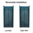 34 To 35-3/8 In. W X 72 In. H Bi-Fold Semi-Frameless Shower Doors With Clear Glass
