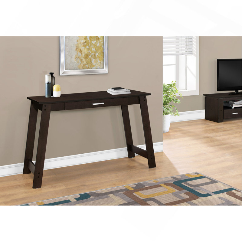 Bureau d'ordinateur, bureau personnel, ordinateur portable, tiroirs de rangement, bureau, stratifié gris, contemporain, Café