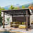 12 FT X 14 FT Hardtop Patio Gazebo With Slope Roof