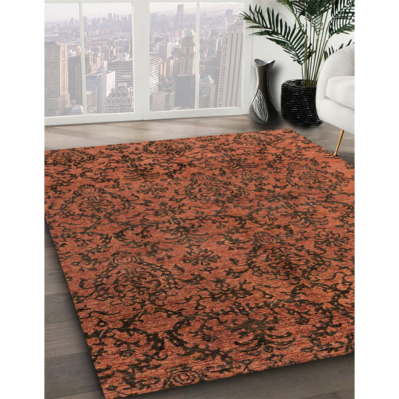 Abstract Indoor Rug, Square 8'