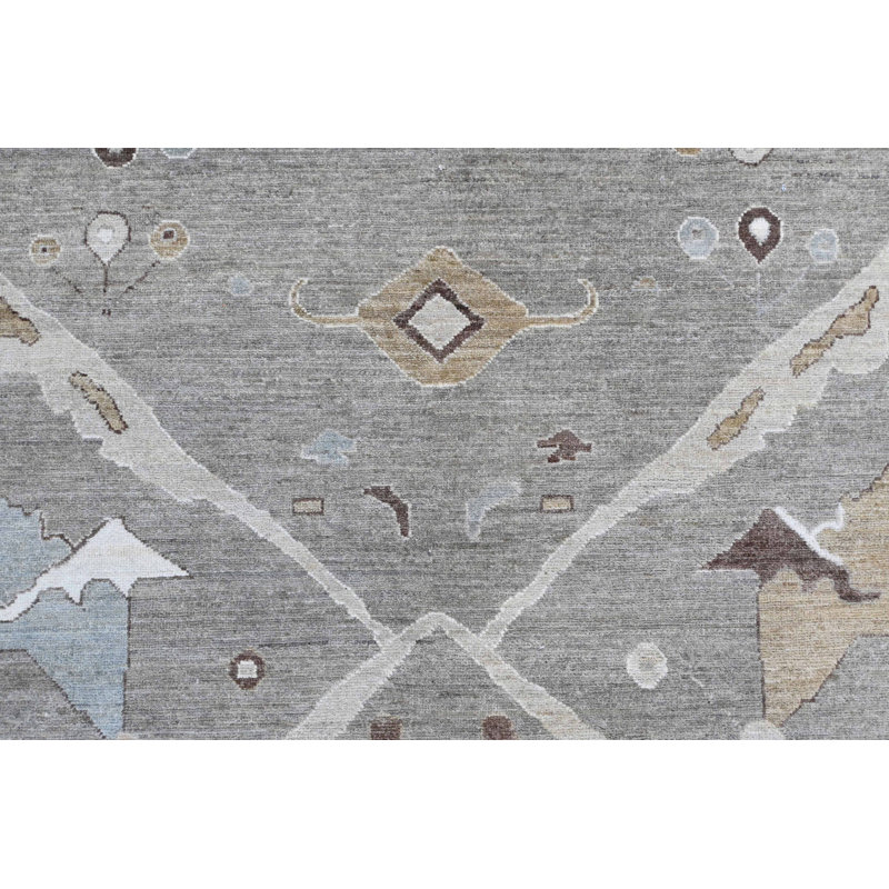 Oushak Hand Knotted Wool Oriental Rug