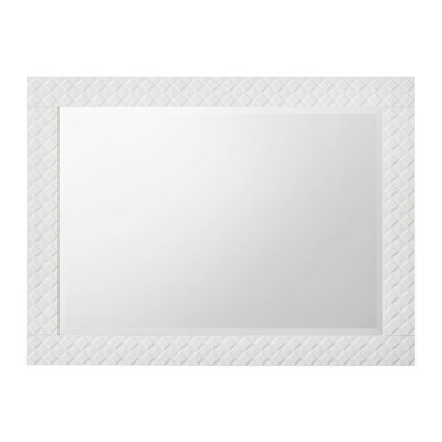 Dresser Mirror White High Gloss
