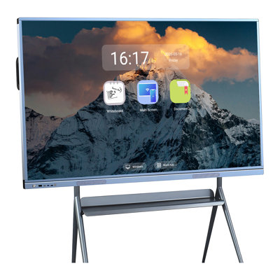 JYXCN Smart Board 65 Inch - All-in-One Touch Screen Interactive Whiteboard, Dual System Optimizes Performance, Cloud Sharing Keeps Everyone in the Loo