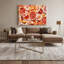Art mural sur toile fruit rouge pamplemousse-1944765918