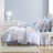 Laura Ashley Hope Blue Patchwork Cotton Reversible Comforter Set-97843707
