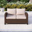Salem Stylish Wicker Outdoor Patio Loveseat-86710792