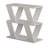Cedro Modern White Side Table, 23.6 x 22.4 x 15.7 inches | 100% Melamine Coated Particle Board, Thickness: 0.7 inches | Stylish and Functional Design, Perfect for Living Room & Bedroom, Sleek Solid Color Finish-1398207714