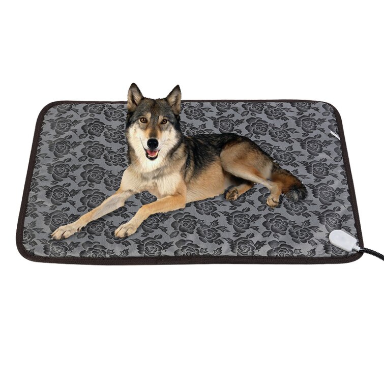 Waterproof Pet Electric Heating Pad Dog Cat Carpet Warming Mat with Chew Resistant Steel Cord Tucker Murphy Pet