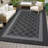 Area Rugs Outdoor Patio Rug Waterproof Modern Bordered Indoor Outdoor Throw Carpet Checkered Reversible Mat for Front Door Rv-1495628117-1495628115