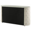 Commode de chambre rembourrée 6 tiroirs Adil Ivoire