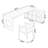 86.61" Burlywood L-Shaped Solid Wood Office Sets