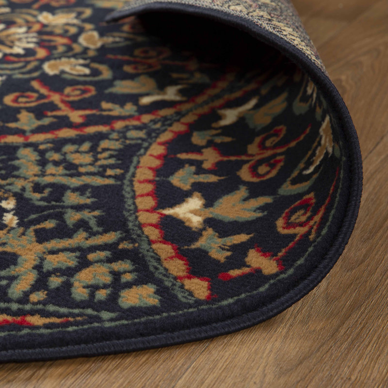 Tapis contemporain Nandita, Rond 5 pi