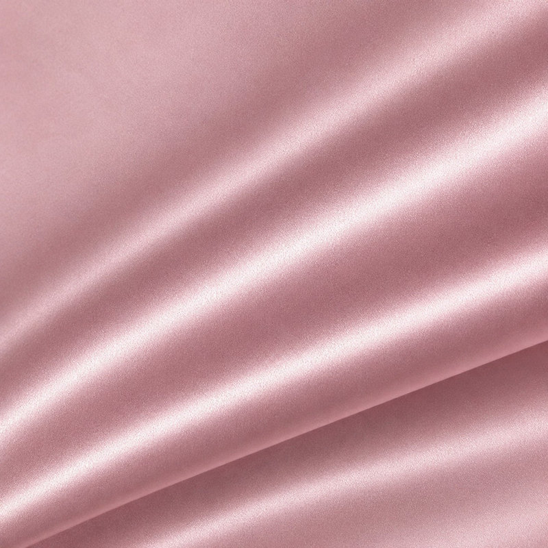 Mason Fabric | Double Width Solid Satin Faux Silk Fabric | Drapery & Curtain Fabric and Table Linen Fabric, Pink