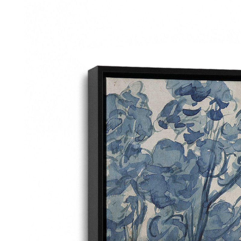 Impression sur toile Azure Wilderness II par Melissa Wang, H 32 po x l 48 po, Noir