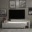 Modern White TV Stand with LED Lights, 100% Melamine Coated Particle Board, Dimensions: 75.6 x 20.9 x 14.6 inches | PVC Edgebanding, Numerous Shelves, Wall-Mountable | Elegant Design for Living Room & Entertainment Spaces-2119918878