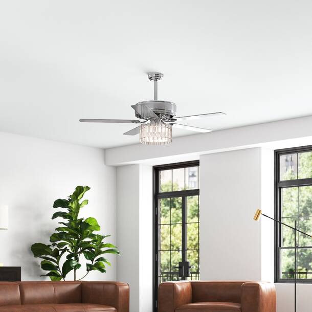 House of Hampton® Darby 52'' Ceiling Fan with Light Kit & Reviews | Wayfair