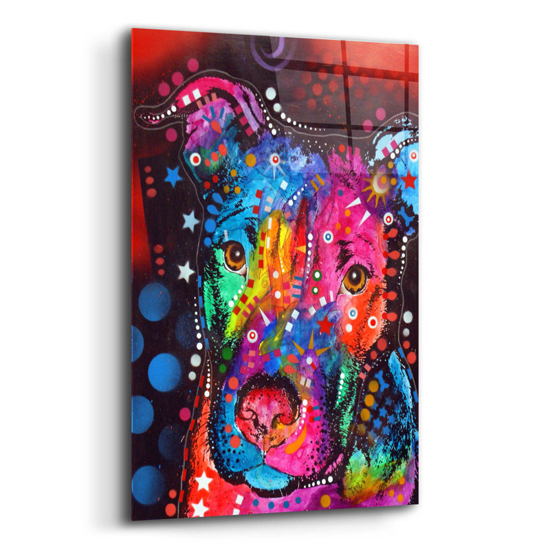 Art mural acrylique Ebern Designs «Young Bull 120610» par Dean Russo, H 16 po x l 12 po x P 0,13 po