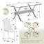 7-Piece Glass Top Dining Table Sets-971239633-971239644