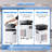 90 Pint Dehumidifier For Basement With Continuous & Auto Mode Large Water Tank