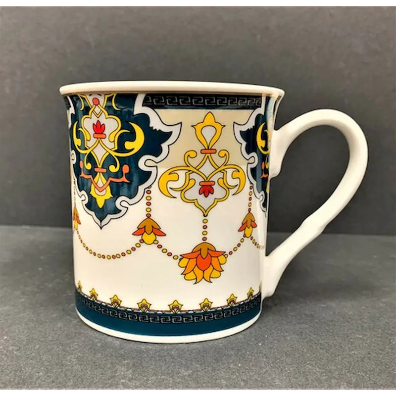 Grande tasse à motif Étienne, Motif jaune