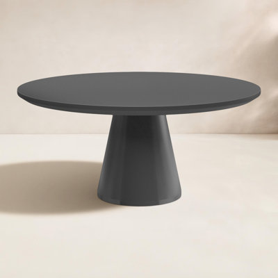 Delijah 63'' Concrete Outdoor Dining Table