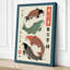 Three Koi in Motion Japandi - Wrapped Canvas-1661421899-1661421937