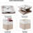 Cube Storage Bins, 4 Pack Large Collapsible Fabric Storage Bin With Ropes, Foldable Storage Cubes For Home, Office,Closet, Clothes, Toys Organizer