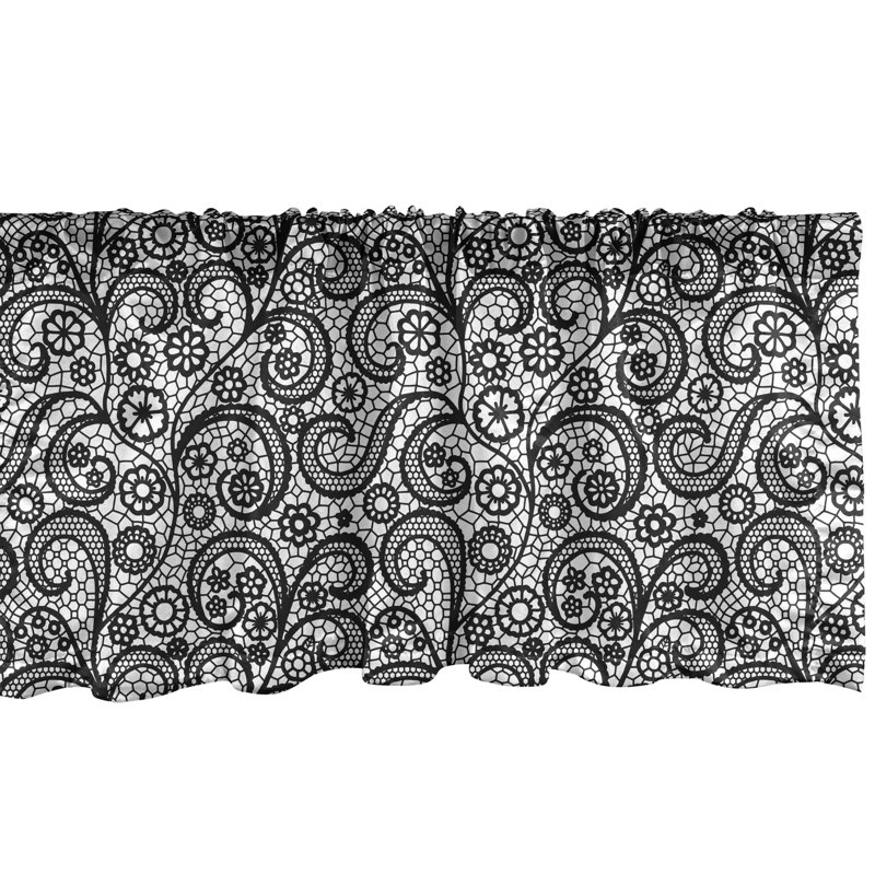 Ensemble de 2 cantonnières Ambesonne Art Deco, L 42 po x L 18 po